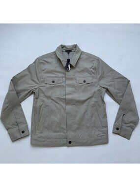 $525 James Perse Los Angeles Men’s Button-up Jacket Stretch Beige/Taupe Size 2